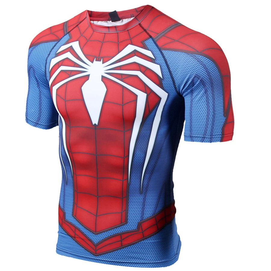 spiderman short sleeve t shirt men  (1)