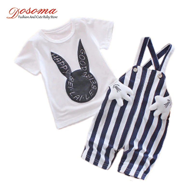Dosoma Baby Girls Sets 2018 Summer Cartoon Rabbit Tops+Striped Bib 2Pcs Cotton O-neck Kids Clothes Fashion Toddler Girls Sets
Dosoma Baby Girls Sets 2018 Summer Cartoon Rabbit Tops+Striped Bib 2Pcs Cotton O-neck Kids Clothes Fashion Toddler Girls Sets