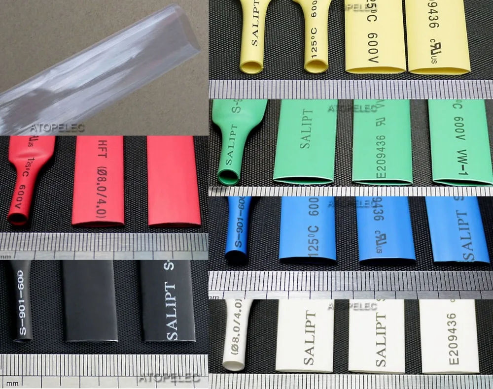 14mm Wide / 8mm Diameter Polyolefin 2:1 Heat Shrink Tubing ROHS UL Selectable Color
14mm Wide / 8mm Diameter Polyolefin 2:1 Heat Shrink Tubing ROHS UL Selectable Color