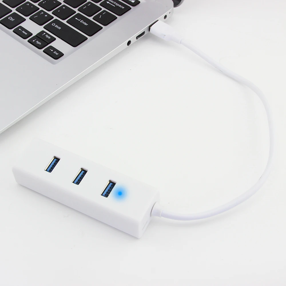 4 Port Micro USB Hub 3.0 USB Splitter High Speed Simple Multi Ports Hub Adapter For Tablet Laptop Computer Macbook Pro Keyboard 4 Port Micro USB Hub 3.0 USB Splitter High Speed Simple Multi Ports Hub Adapter For Tablet Laptop Computer Macbook Pro Keyboard