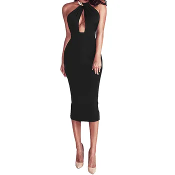 Women Dresses Fashion Lady Dresses Mid-Calf Empire Halter Sleeveless Sequined Club Sheath Dress Sexy Summer
Women Dresses Fashion Lady Dresses Mid-Calf Empire Halter Sleeveless Sequined Club Sheath Dress Sexy Summer