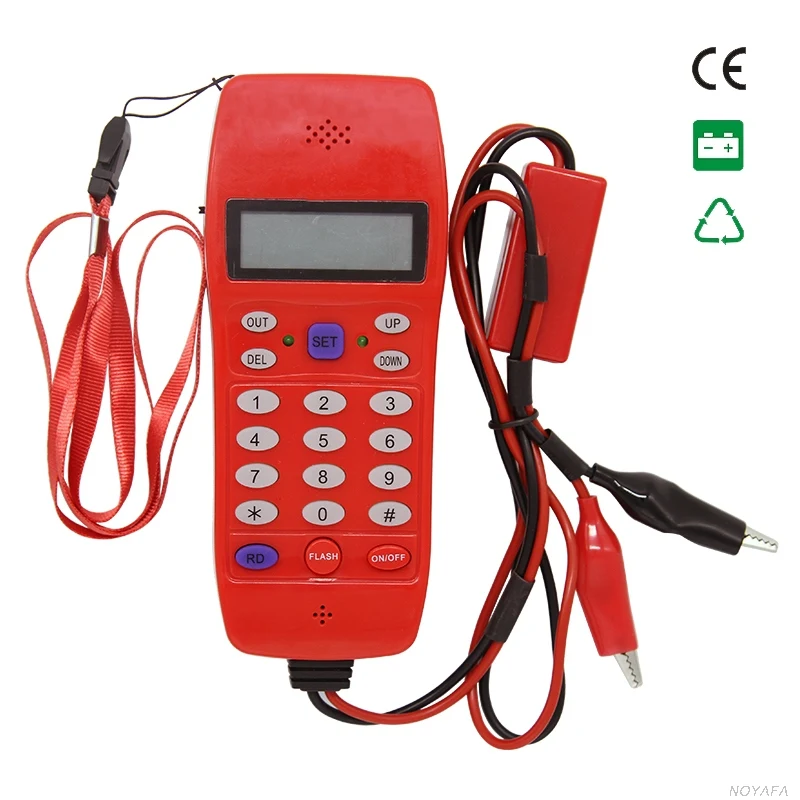 NOYAFA NF-866 Telephone Line Cable Tester Check Phone DTMF Caller ID Auto Detection With Display Screen
NOYAFA NF-866 Telephone Line Cable Tester Check Phone DTMF Caller ID Auto Detection With Display Screen