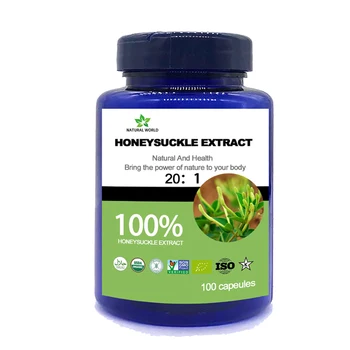 Natural Honeysuckle Extract 20:1 100pcs/bottle 100% Honeysuckle Extract Pure Nature
Natural Honeysuckle Extract 20:1 100pcs/bottle 100% Honeysuckle Extract Pure Nature