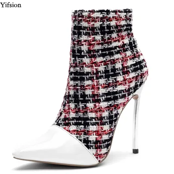 Olomm New Fashion Women Winter Ankle Boots Slim High Heel Shoes Ladies Pointed Toe White Party Shoes Women Plus US Size 4-13
Olomm New Fashion Women Winter Ankle Boots Slim High Heel Shoes Ladies Pointed Toe White Party Shoes Women Plus US Size 4-13
