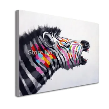 Handmade Abstract Crying Zebra Art Oil Painting On Canvas Animal Paintings For Living Room Decor
Handmade Abstract Crying Zebra Art Oil Painting On Canvas Animal Paintings For Living Room Decor