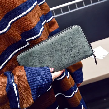 BLEVOLO New Female Long Wallet Korean Version Zipper Wallets Women Clutch Bags PU Leather Wallet Card Document Holder Purses
BLEVOLO New Female Long Wallet Korean Version Zipper Wallets Women Clutch Bags PU Leather Wallet Card Document Holder Purses