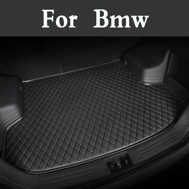 Авто стайлинг на заказ Роскошный Pu кожаный автомобильный коврик для багажника Bmw
