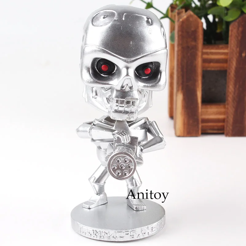 Terminator 2 Judgment Day 3D Terminator T800 Endoskeleton Q Version Bobble Head Action Figure PVC Collection Model Toys Dolls
Terminator 2 Judgment Day 3D Terminator T800 Endoskeleton Q Version Bobble Head Action Figure PVC Collection Model Toys Dolls