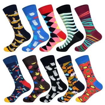 Mens Funny Colorful Combed Cotton Happy Socks Axe Maple Leaf Plaid Dot Submarine Pattern Spring Art Socks
Mens Funny Colorful Combed Cotton Happy Socks Axe Maple Leaf Plaid Dot Submarine Pattern Spring Art Socks