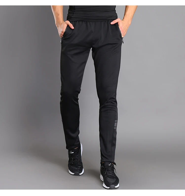 14.Soccer Training Pants Men Football Trousers Jogging Fitness Workout Running Sport Pants with pockets (14)