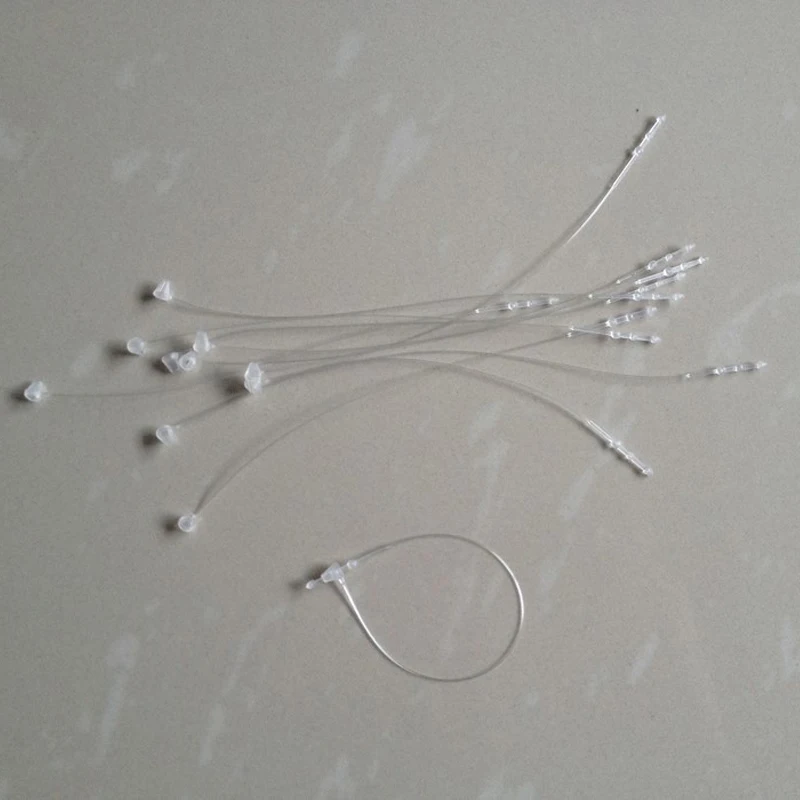 1000pcs 5" Transparent Plastic Snap Tag Pins Loop Lock Fastener
1000pcs 5" Transparent Plastic Snap Tag Pins Loop Lock Fastener