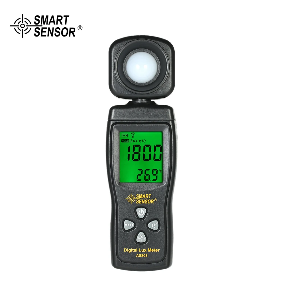 Handheld AS803 Luxmeter Digital Light Meter Lux Meter Photometer uv Meter UV Radiometer LCD Luxmeter Illuminometer Photometer
Handheld AS803 Luxmeter Digital Light Meter Lux Meter Photometer uv Meter UV Radiometer LCD Luxmeter Illuminometer Photometer