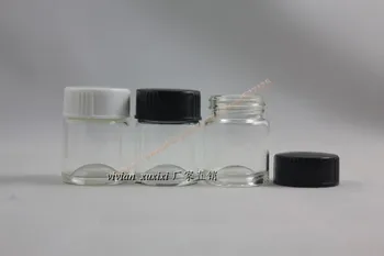 10g clear/transparent glass cream jar with white/black plastic lid,10ml cosmetic/eye cream/mini/sample cream container
10g clear/transparent glass cream jar with white/black plastic lid,10ml cosmetic/eye cream/mini/sample cream container