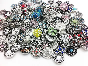 Hot wholesale 50pcs/lot High quality Mix Many styles 18mm Metal Snap Button Charm Rhinestone diy Button Ginger Snaps Jewelry
Hot wholesale 50pcs/lot High quality Mix Many styles 18mm Metal Snap Button Charm Rhinestone diy Button Ginger Snaps Jewelry