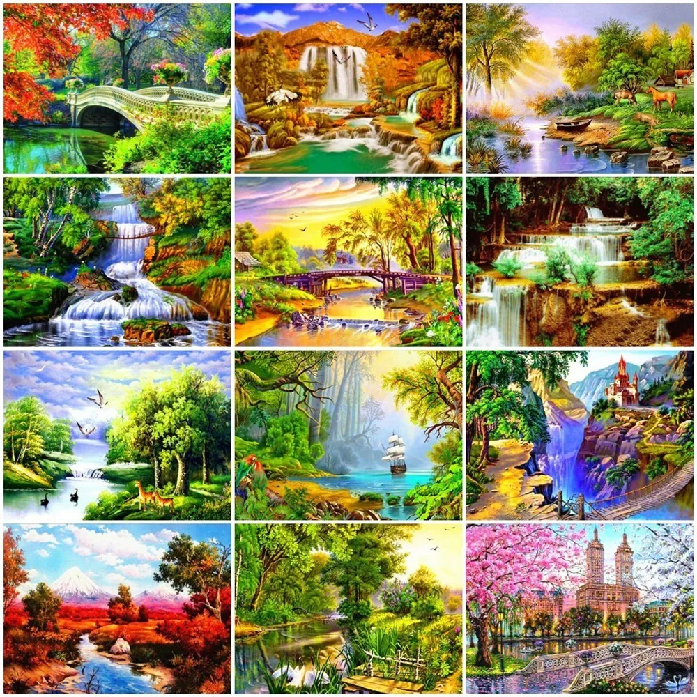 Huacan 5D DIY Diamond Painting Landscape Spring Rhinestone Picture Diamond Mosaic Embroidery Sale Full Square Gift Drop Ship
Huacan 5D DIY Diamond Painting Landscape Spring Rhinestone Picture Diamond Mosaic Embroidery Sale Full Square Gift Drop Ship
