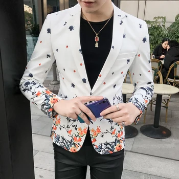 Fashion Velvet Flower Stylish Blazers For Men Casual Slim Fit Blazer Jacket Dress Wedding Suit DJ Club Stage Singer Clothes
Fashion Velvet Flower Stylish Blazers For Men Casual Slim Fit Blazer Jacket Dress Wedding Suit DJ Club Stage Singer Clothes
