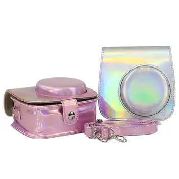Camera Case Bag Holographic Shining Laser Instant Camera Shoulder Strap Bag Protector Cover Pouch for Fujifilm Instax Mini 8/8
Camera Case Bag Holographic Shining Laser Instant Camera Shoulder Strap Bag Protector Cover Pouch for Fujifilm Instax Mini 8/8