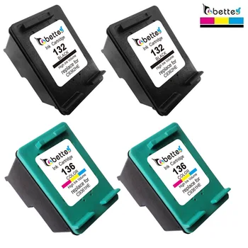 4PK, Bette cartridges Replace for HP 132 136 hp132 hp136 OfficeJet 6213 DeskJet 5443 D4163 Photosmart 2573 C3183 D5163 PSC 1513
4PK, Bette cartridges Replace for HP 132 136 hp132 hp136 OfficeJet 6213 DeskJet 5443 D4163 Photosmart 2573 C3183 D5163 PSC 1513