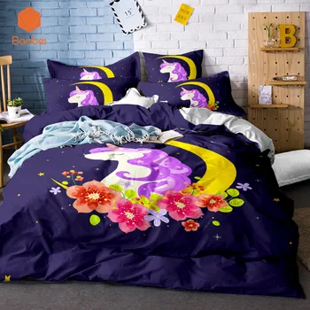 3D Cute Unicorn Horse The moon Bedding Set Pillowcase Cartoon Flowers Duvet Cover for Adults 3pcs Bedclothes Quilt Cover Sj132
3D Cute Unicorn Horse The moon Bedding Set Pillowcase Cartoon Flowers Duvet Cover for Adults 3pcs Bedclothes Quilt Cover Sj132