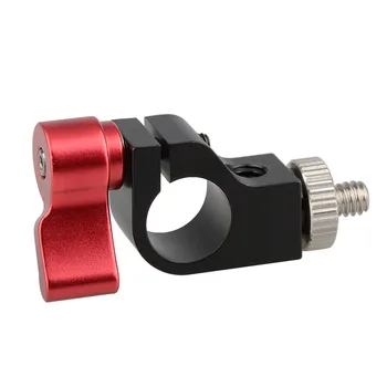 CAMVATE 15mm Rod Clamp Single 1/4 Thread Mount Rail Support System For Follow Focus DSLR Camera Cage Accessories Kit C1442
CAMVATE 15mm Rod Clamp Single 1/4 Thread Mount Rail Support System For Follow Focus DSLR Camera Cage Accessories Kit C1442