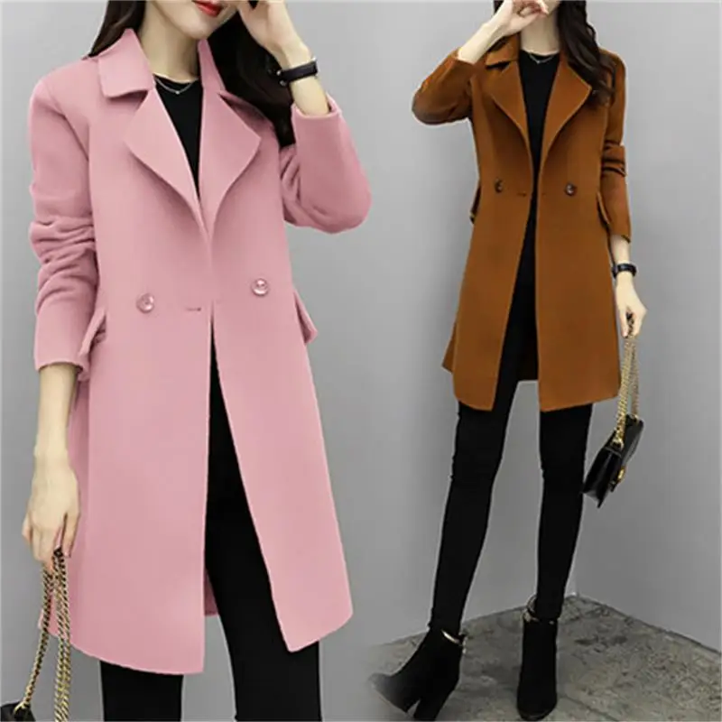 Woolen coat female long section Korean version 2018 spring and autumn new windbreaker caramel color lined cashmere woolen coat
Woolen coat female long section Korean version 2018 spring and autumn new windbreaker caramel color lined cashmere woolen coat