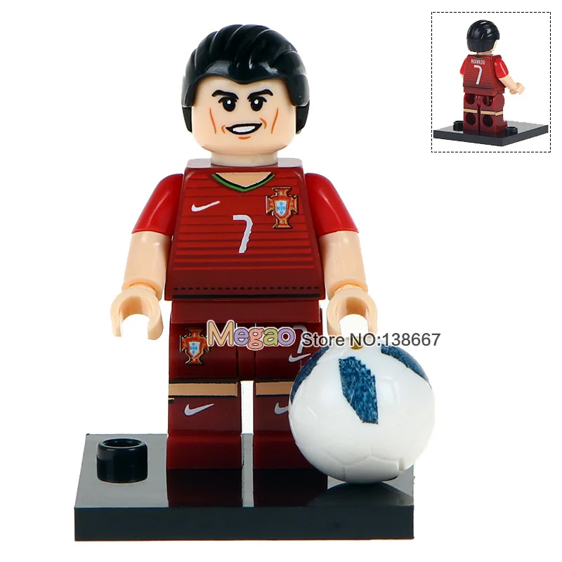 Single Sale XP013 Cristiano Ronaldo Portugal Famous Football Player Action Figures Education Building Blocks Children Gift Toys
Single Sale XP013 Cristiano Ronaldo Portugal Famous Football Player Action Figures Education Building Blocks Children Gift Toys