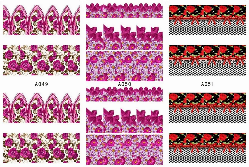 3 SHEETS / LOT Nail Art Water Transfers Stickers Nail Decals Stickers FLOWER COCKSCOMB MORNING GLORY ZIPPER A049-051
3 SHEETS / LOT Nail Art Water Transfers Stickers Nail Decals Stickers FLOWER COCKSCOMB MORNING GLORY ZIPPER A049-051