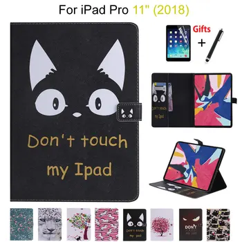 PU Leather Flip Case For iPad Pro 11" (2018) Tablet Funda For New iPad Pro 11 inch 2018 PU Leather Cover Stand Shell +Film+Pen
PU Leather Flip Case For iPad Pro 11" (2018) Tablet Funda For New iPad Pro 11 inch 2018 PU Leather Cover Stand Shell +Film+Pen