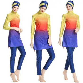 3PCS Women Muslim Modest Swimwear Islamic Full Cover Burkini Swimsuit Beachwear Suit Conservative Bathing Suits Middle East New
3PCS Women Muslim Modest Swimwear Islamic Full Cover Burkini Swimsuit Beachwear Suit Conservative Bathing Suits Middle East New