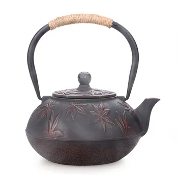 Japanese cast iron uncoated boiling water kettle handmade tea pot maple leaf red kungfu teapot health Chinese drinkware 0.9L
Japanese cast iron uncoated boiling water kettle handmade tea pot maple leaf red kungfu teapot health Chinese drinkware 0.9L