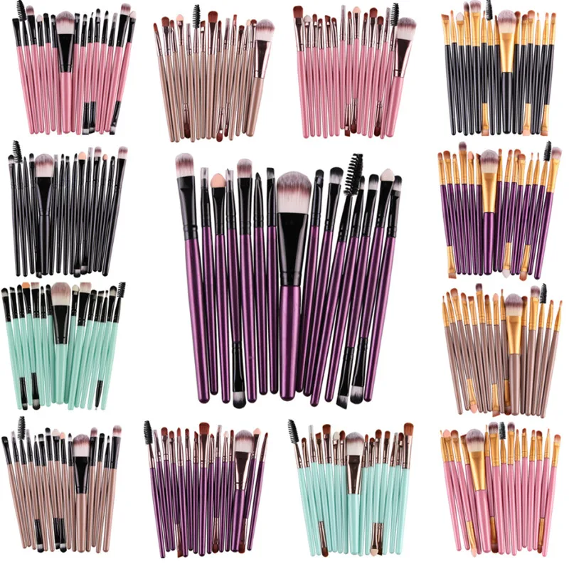 Pro 15Pcs Makeup Brushes Set Eye Shadow Foundation Powder Eyeliner Eyelash Lip Make Up Brush Cosmetic Beauty Tool Kit Hot
Pro 15Pcs Makeup Brushes Set Eye Shadow Foundation Powder Eyeliner Eyelash Lip Make Up Brush Cosmetic Beauty Tool Kit Hot
