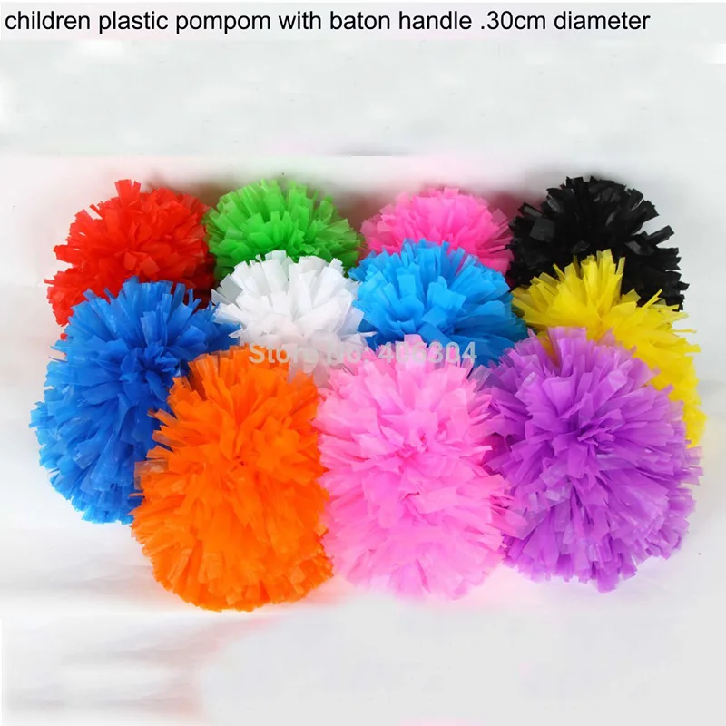30cm 80g Plastic PE colorful Cheerleading pompom with baton handle,Cheering pom pom item products 11 colors
30cm 80g Plastic PE colorful Cheerleading pompom with baton handle,Cheering pom pom item products 11 colors
