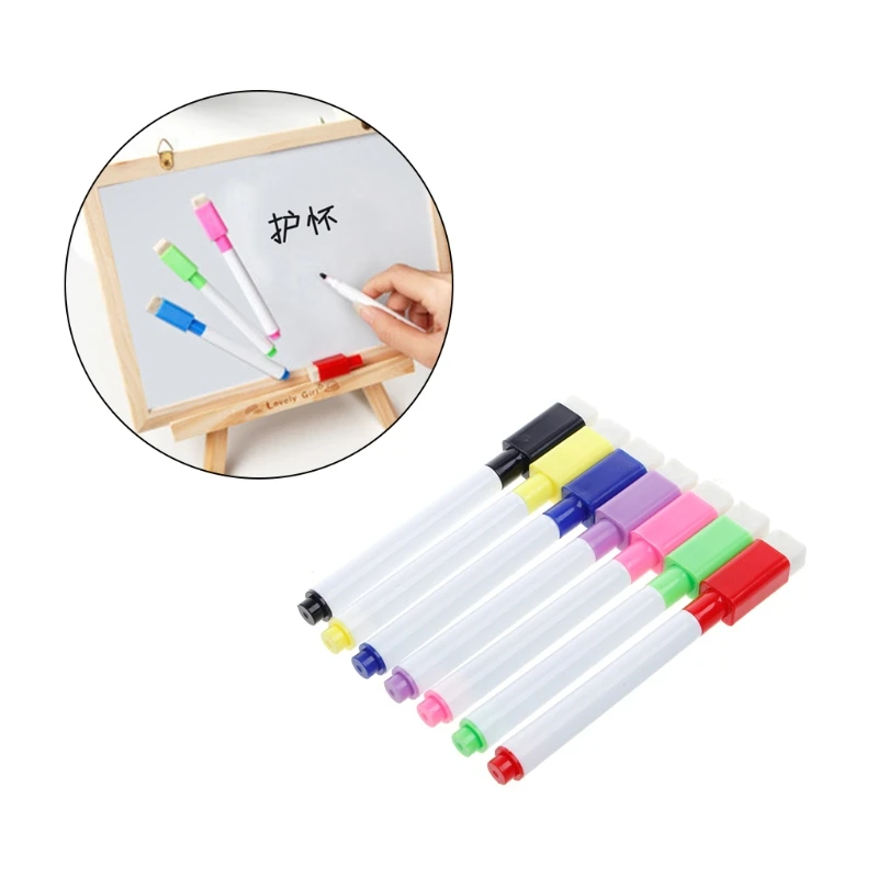 5Pcs/Set Whiteboard Pen Erasable Dry Whiteboard Markers Magnet Built In Eraser Office School Supplies
5Pcs/Set Whiteboard Pen Erasable Dry Whiteboard Markers Magnet Built In Eraser Office School Supplies