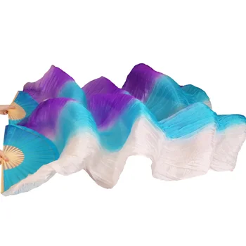 2018 Newest Handmade Bamboo Ribs Dance Props Silk Belly Dance Fans Natural Silk 1 Pair Purple+Turquoise+White Stripe Colors Fans
2018 Newest Handmade Bamboo Ribs Dance Props Silk Belly Dance Fans Natural Silk 1 Pair Purple+Turquoise+White Stripe Colors Fans