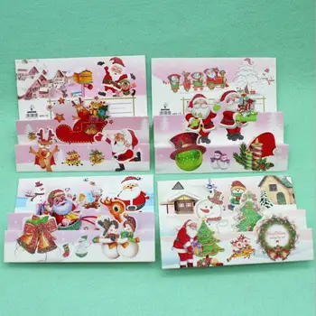 18 Pcs/lot 3D Printing Three Fold Christmas Card Kids Greeting Cards Merry Christmas Gift Card Thank You Cards 14*8.8cm
18 Pcs/lot 3D Printing Three Fold Christmas Card Kids Greeting Cards Merry Christmas Gift Card Thank You Cards 14*8.8cm