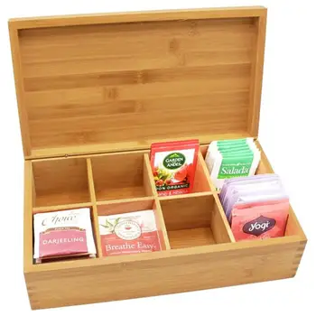 Personalized Wood Tea Box Caddy Organizer Bamboo Tea Storage Container Holder With 8 Compartments Great Gift
Personalized Wood Tea Box Caddy Organizer Bamboo Tea Storage Container Holder With 8 Compartments Great Gift