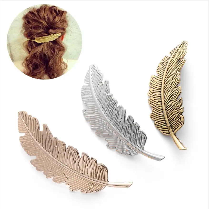Fashion Christmas Gifts Hair Accessories Hair Ornament Party Decoration Women Fashion Leaf Feather Clip Hairpin Styling Tool
Fashion Christmas Gifts Hair Accessories Hair Ornament Party Decoration Women Fashion Leaf Feather Clip Hairpin Styling Tool
