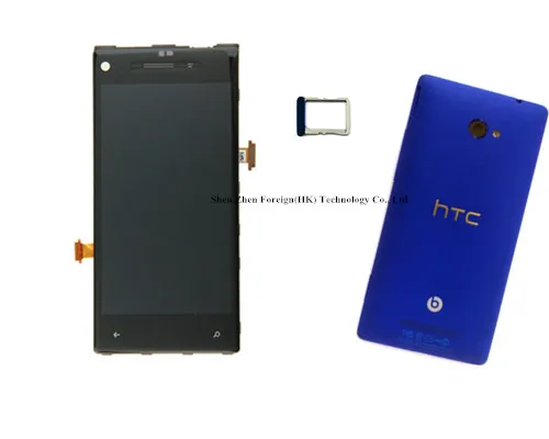 Original For htc Windows phone 8X LCD Display Screen Assembly Frame with Back housing Blue
Original For htc Windows phone 8X LCD Display Screen Assembly Frame with Back housing Blue