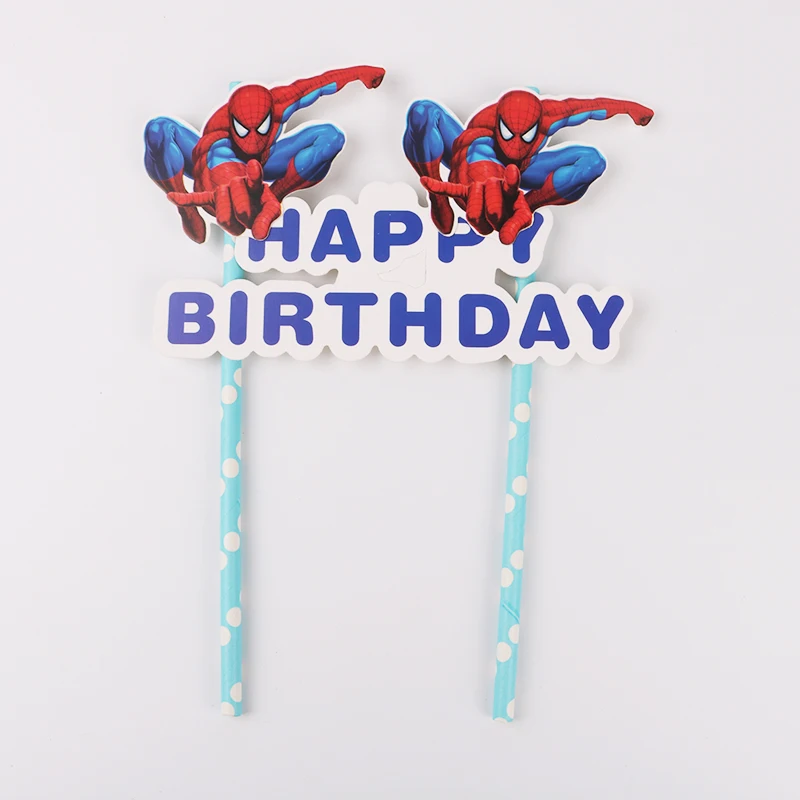 1set Spiderman Happy Birthday Cake Cupcake Topper Kids Baby Shower Birthday Wedding Party Decoration Supplies
1set Spiderman Happy Birthday Cake Cupcake Topper Kids Baby Shower Birthday Wedding Party Decoration Supplies