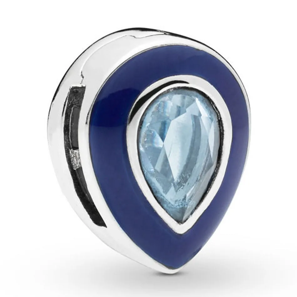 New 925 Sterling Silver Bead Charm Reflexions Dazzling Blue Droplet Clip Stopper Beads Fit Pandora Bracelet Bangle Diy Jewelry
New 925 Sterling Silver Bead Charm Reflexions Dazzling Blue Droplet Clip Stopper Beads Fit Pandora Bracelet Bangle Diy Jewelry
