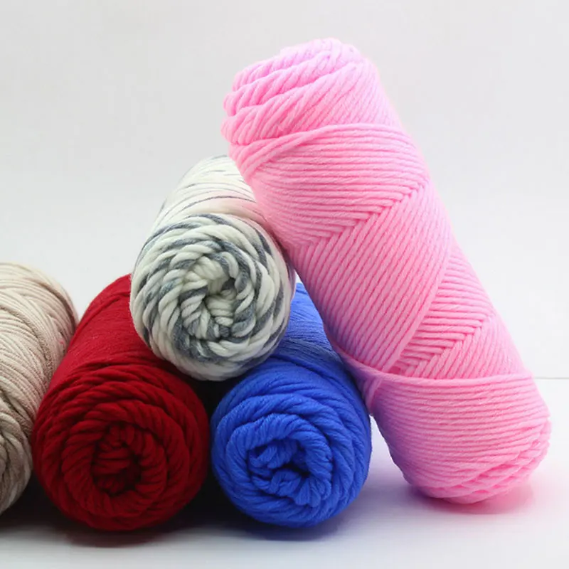 100g/pcs Creative Natural Soft Long Staple Cotton Yarn Thick Yarn for Knitting Baby Wool Crochet Yarn Weave Thread Lovely
100g/pcs Creative Natural Soft Long Staple Cotton Yarn Thick Yarn for Knitting Baby Wool Crochet Yarn Weave Thread Lovely