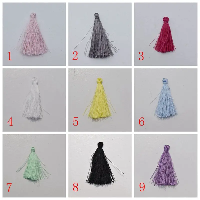 100pcs/lot 4cm 18 Colors Optional Handmade High quality embroidery thread Silk Tassels Satin Jewelry Supplies 2033
100pcs/lot 4cm 18 Colors Optional Handmade High quality embroidery thread Silk Tassels Satin Jewelry Supplies 2033
