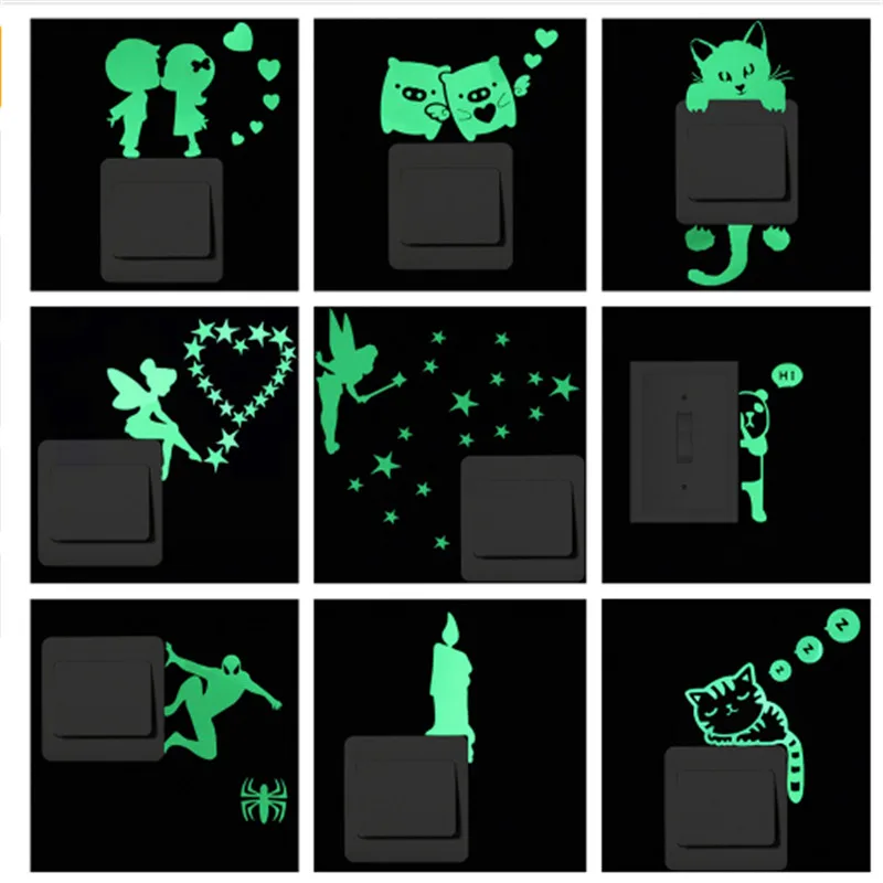 Luminous Cartoon Switch Sticker Glow in the Dark Cat Sticker Fluorescent Fairy Moon Stars Sticker Kid Room Decoration Home Decor
Luminous Cartoon Switch Sticker Glow in the Dark Cat Sticker Fluorescent Fairy Moon Stars Sticker Kid Room Decoration Home Decor