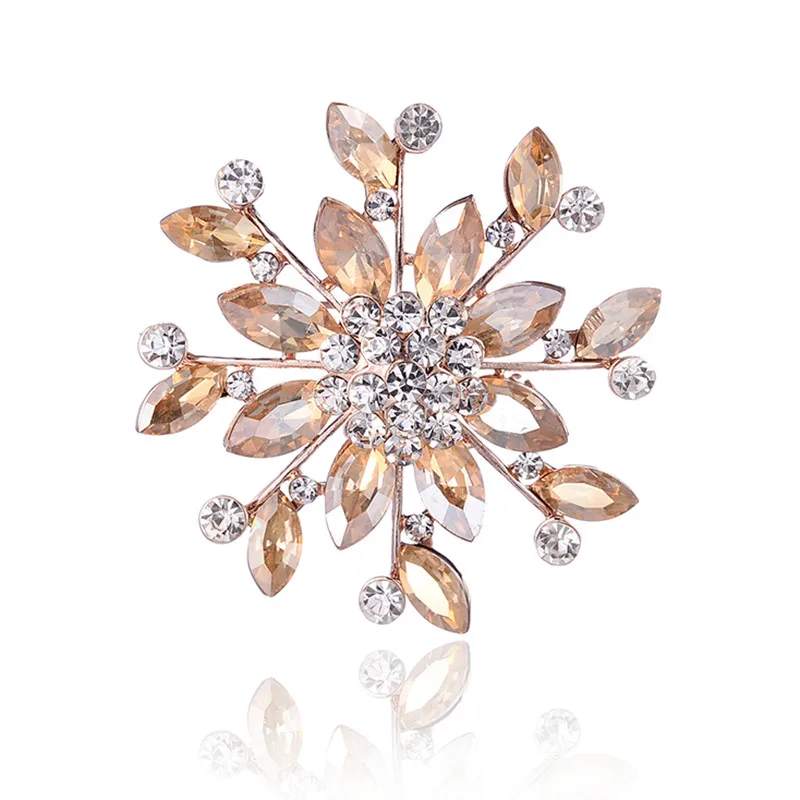 TODOX Brooch Fashion Women man rose gold Zinc Alloy crystal exquisite Flower pins garment accessory wedding party new
TODOX Brooch Fashion Women man rose gold Zinc Alloy crystal exquisite Flower pins garment accessory wedding party new