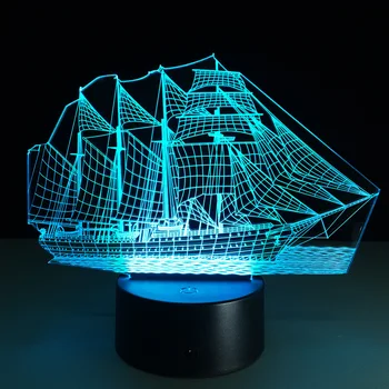 Sailing Boat 7 Color Lamp 3d Visual Led Night Lights For Kids Touch Usb Table Lampara Lampe
Sailing Boat 7 Color Lamp 3d Visual Led Night Lights For Kids Touch Usb Table Lampara Lampe