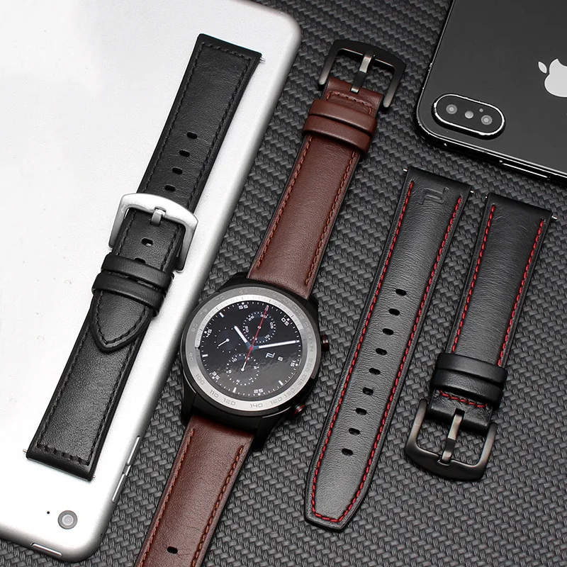 band width 22mm Leather bracelet For Huawei Watch GT smart watch Business style replacement strap 2in1 Leather /Silicone strap
band width 22mm Leather bracelet For Huawei Watch GT smart watch Business style replacement strap 2in1 Leather /Silicone strap