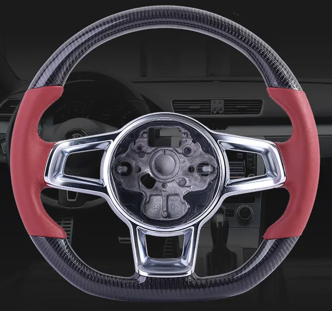 Fiber Steering Wheel for Volkswagen GTR Modification Real Carbon Fiber Steering Wheel Cover Auto Parts
Fiber Steering Wheel for Volkswagen GTR Modification Real Carbon Fiber Steering Wheel Cover Auto Parts