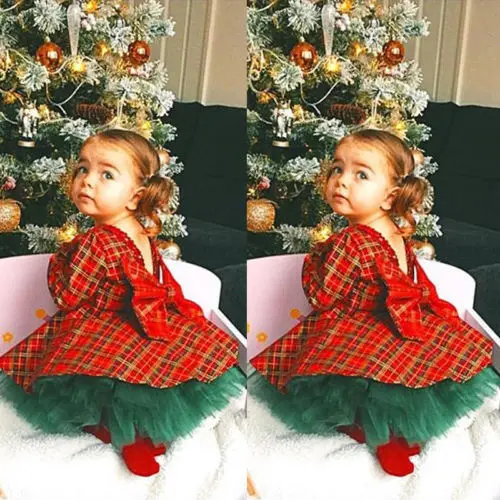 2018 Autumn Christmas Elements Kids Baby Girls Plaid Bowknot Long Sleeve Tops+Tutu Dress 2pcs Fashion Outfits Set Clothes
2018 Autumn Christmas Elements Kids Baby Girls Plaid Bowknot Long Sleeve Tops+Tutu Dress 2pcs Fashion Outfits Set Clothes