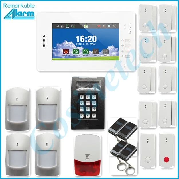 home security 7 inch touch screen GSM alarm system support smart IOS Android APP, alarm panel with long life Li-ion battery
home security 7 inch touch screen GSM alarm system support smart IOS Android APP, alarm panel with long life Li-ion battery