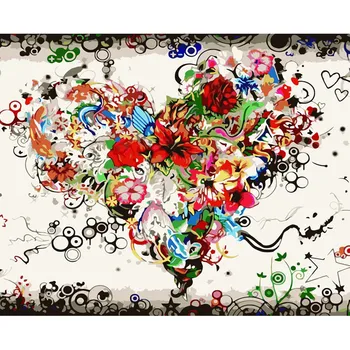 Painting By Numbers DIY Dropshipping 40x50 50x65cm Making flowers heart Flower Canvas Wedding Decoration Art picture Gift
Painting By Numbers DIY Dropshipping 40x50 50x65cm Making flowers heart Flower Canvas Wedding Decoration Art picture Gift
